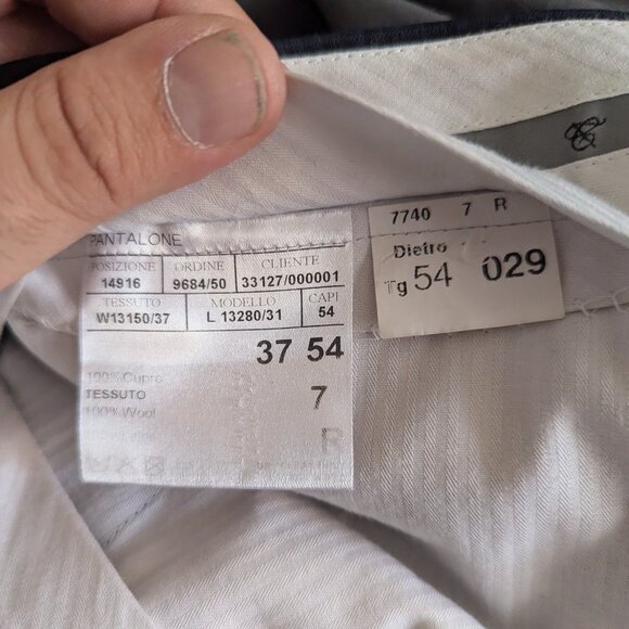 CANALI - Classic navy 2-piece suit - Sz 54 - Picture 14 of 14